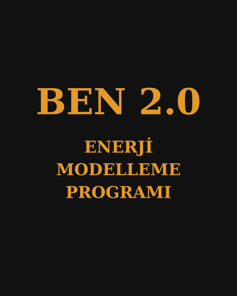 MODÜL 2: BEN 2.0 Enerji Modelleme Programı
