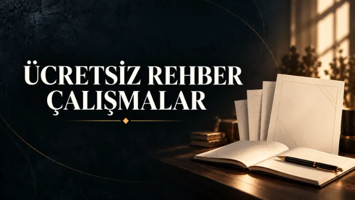 Ücretsiz rehber çalışma – Serkan Dal